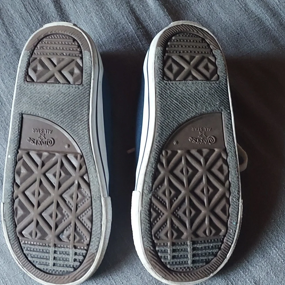 Kids Converse All Star Sneakers Size 10 Navy Blue Chuck Taylor